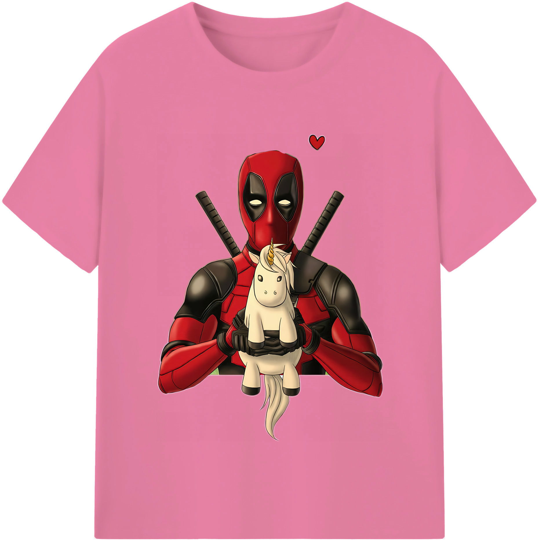 （画像用） Deadpool デッドプール 綿100％半袖Tシャツ（フロントプリント）